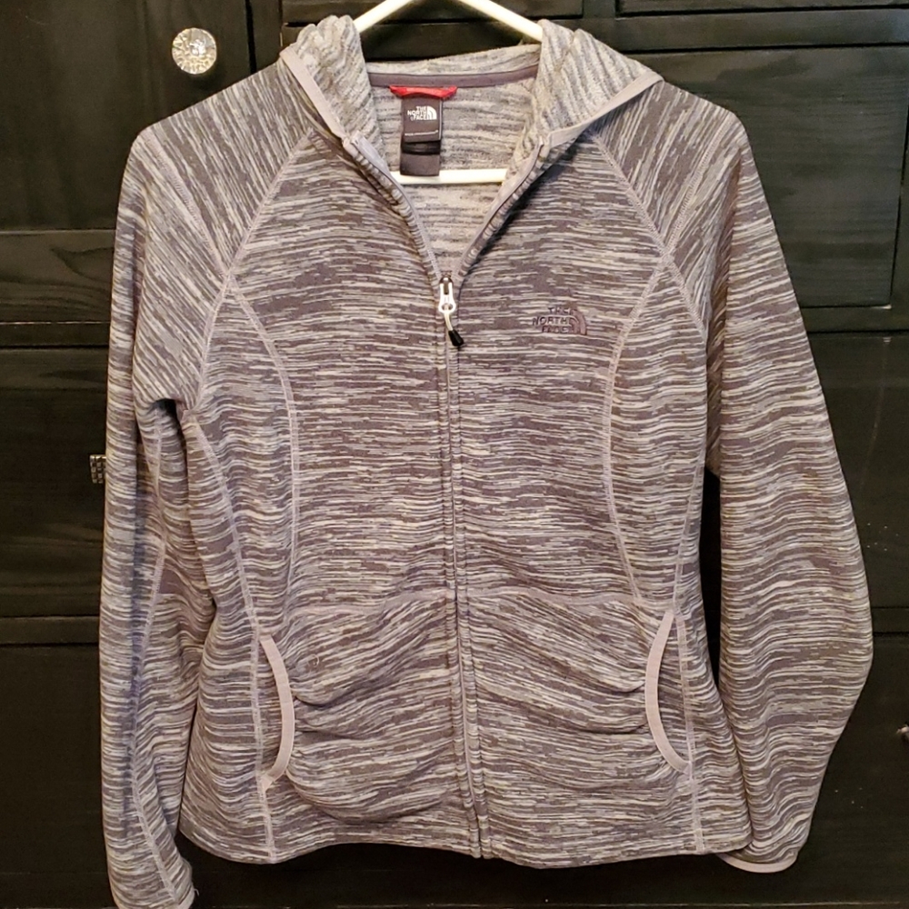 Gray L North Face Hoodie